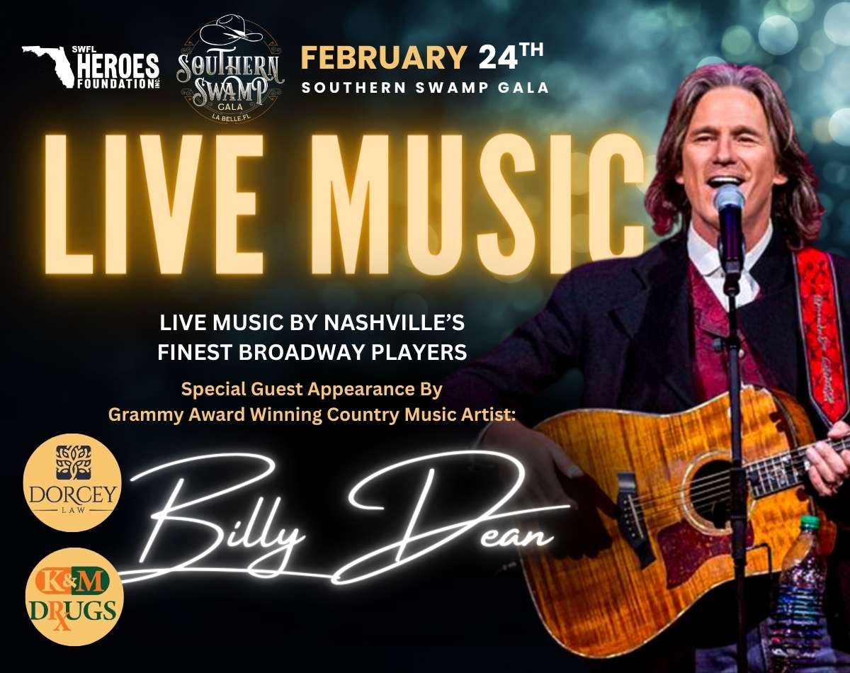 Country Artist, Billy Dean to Appear at the 2024 Southern Swamp Gala