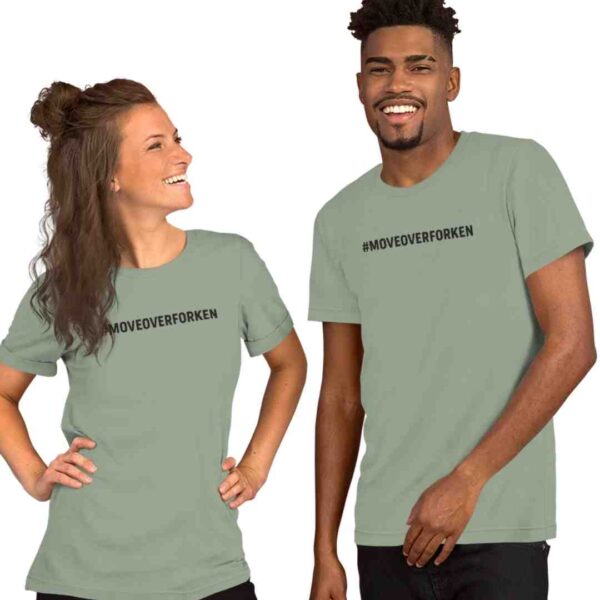 MoveOverForKen Shirt - Short Sleeve Unisex / Sage - Image 4