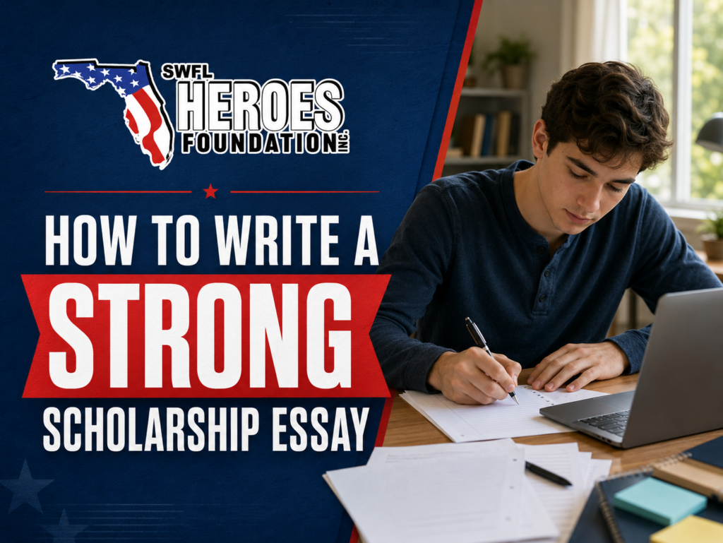 how to write a strong scholarship essay